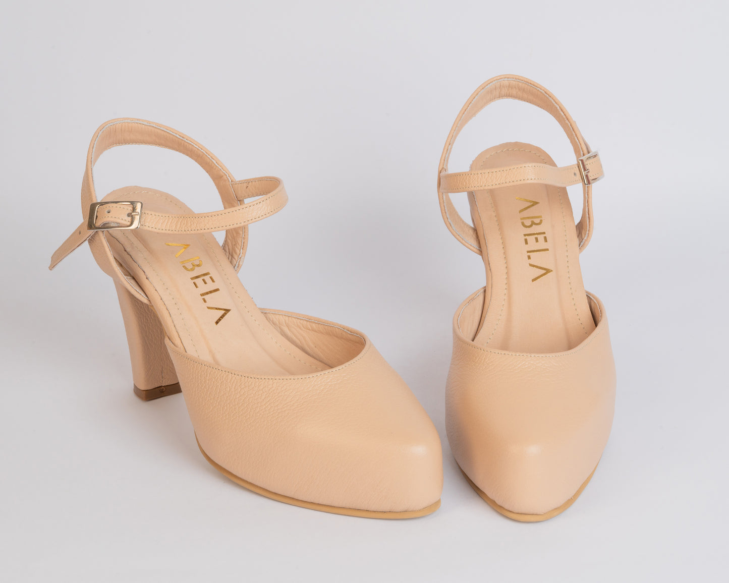 Tacones Emma Nude - Talla 34