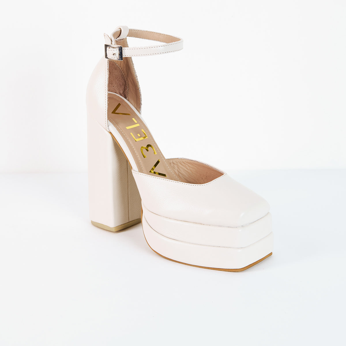 Tacones Ensueño Marfil - Talla 37