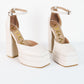 Tacones Ensueño Marfil - Talla 37