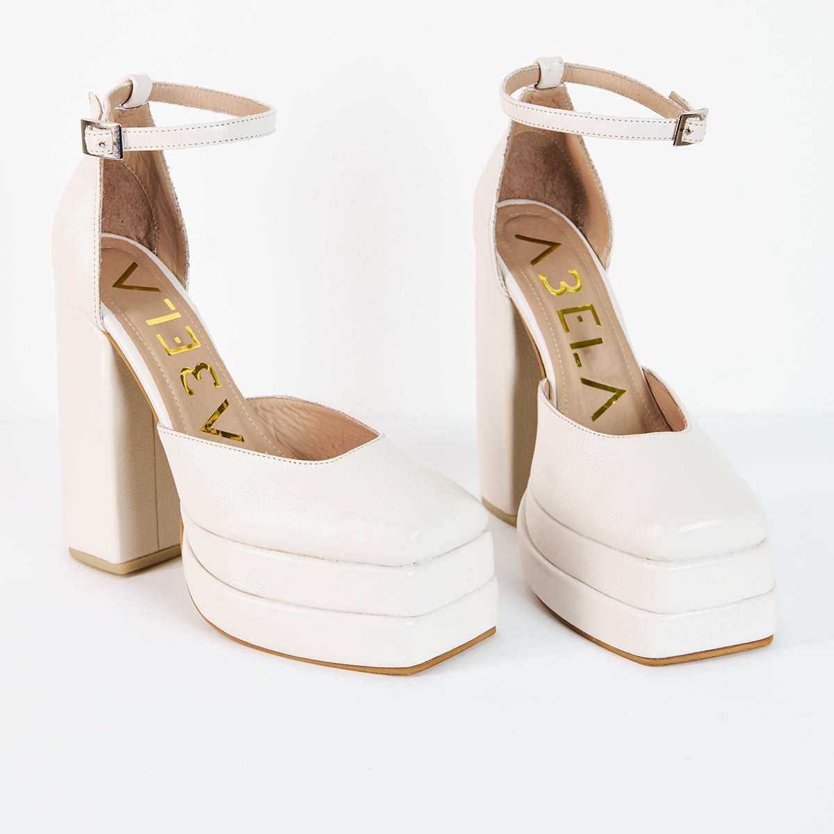 Tacones Ensueño Marfil - Talla 37
