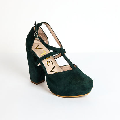 Tacones Lucy - Verde - Talla 37