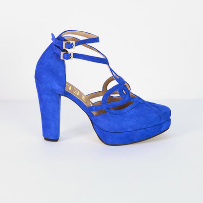 Tacones Ochos - Azul - Talla 38