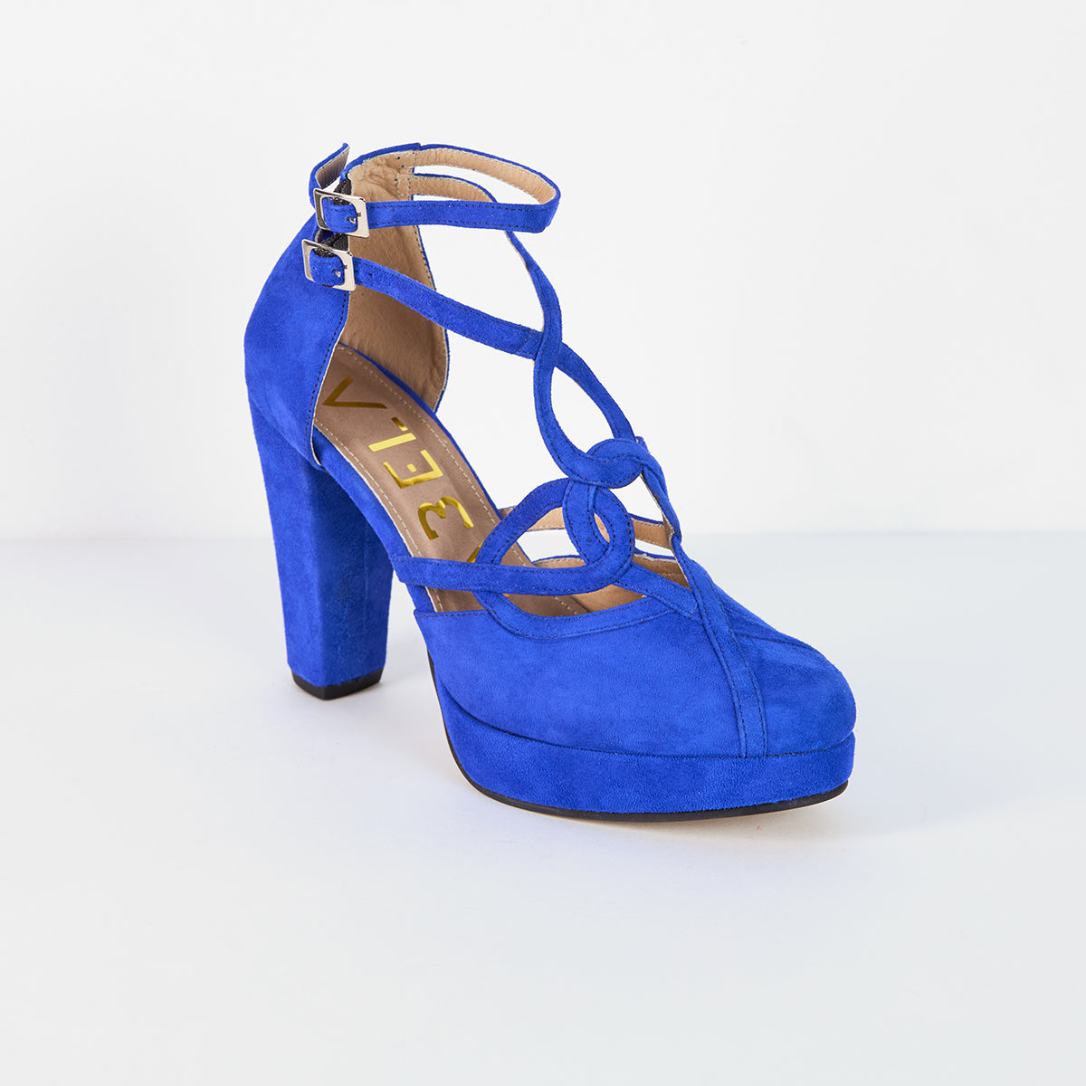 Tacones Ochos - Azul - Talla 38