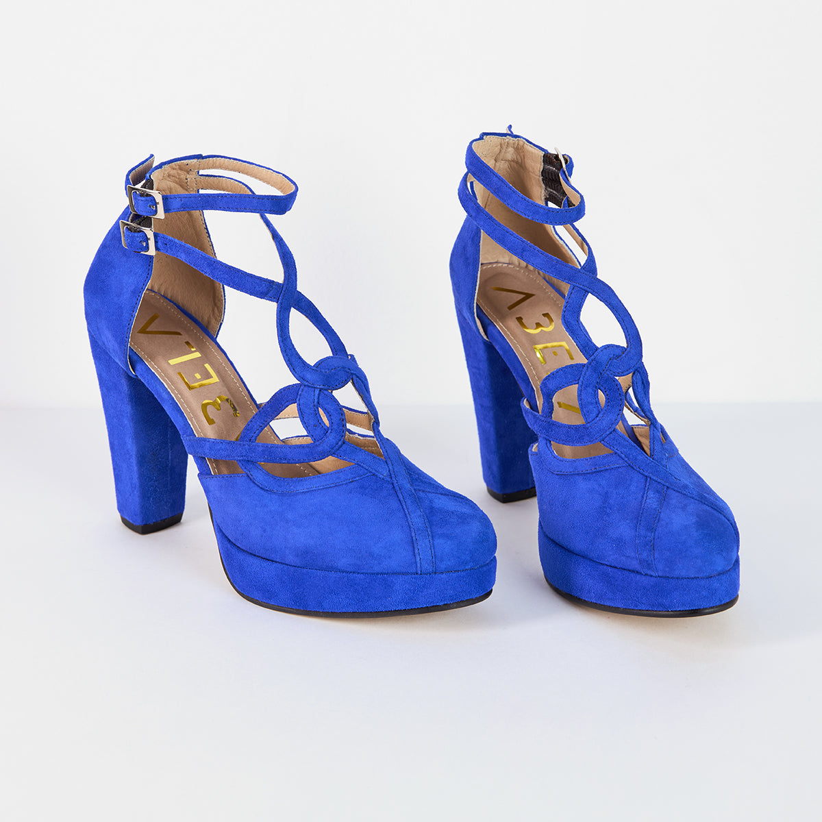 Tacones Ochos - Azul - Talla 38