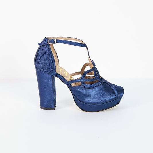 Tacones Ochos - Azul - Talla 36