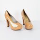 Tacones Pumps Almendra