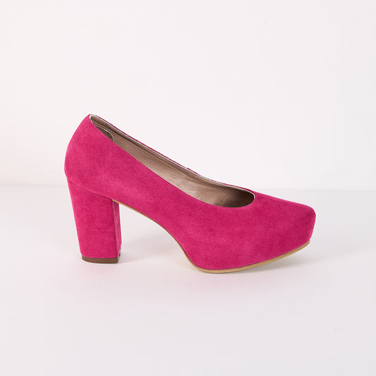 Tacones Pumps Fuscia - Talla 35.5