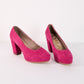 Tacones Pumps Fuscia - Talla 35.5