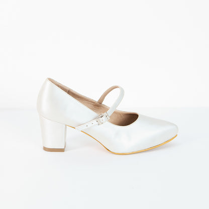 Tacones Stilettos Muñeca - Blanco - Talla 36