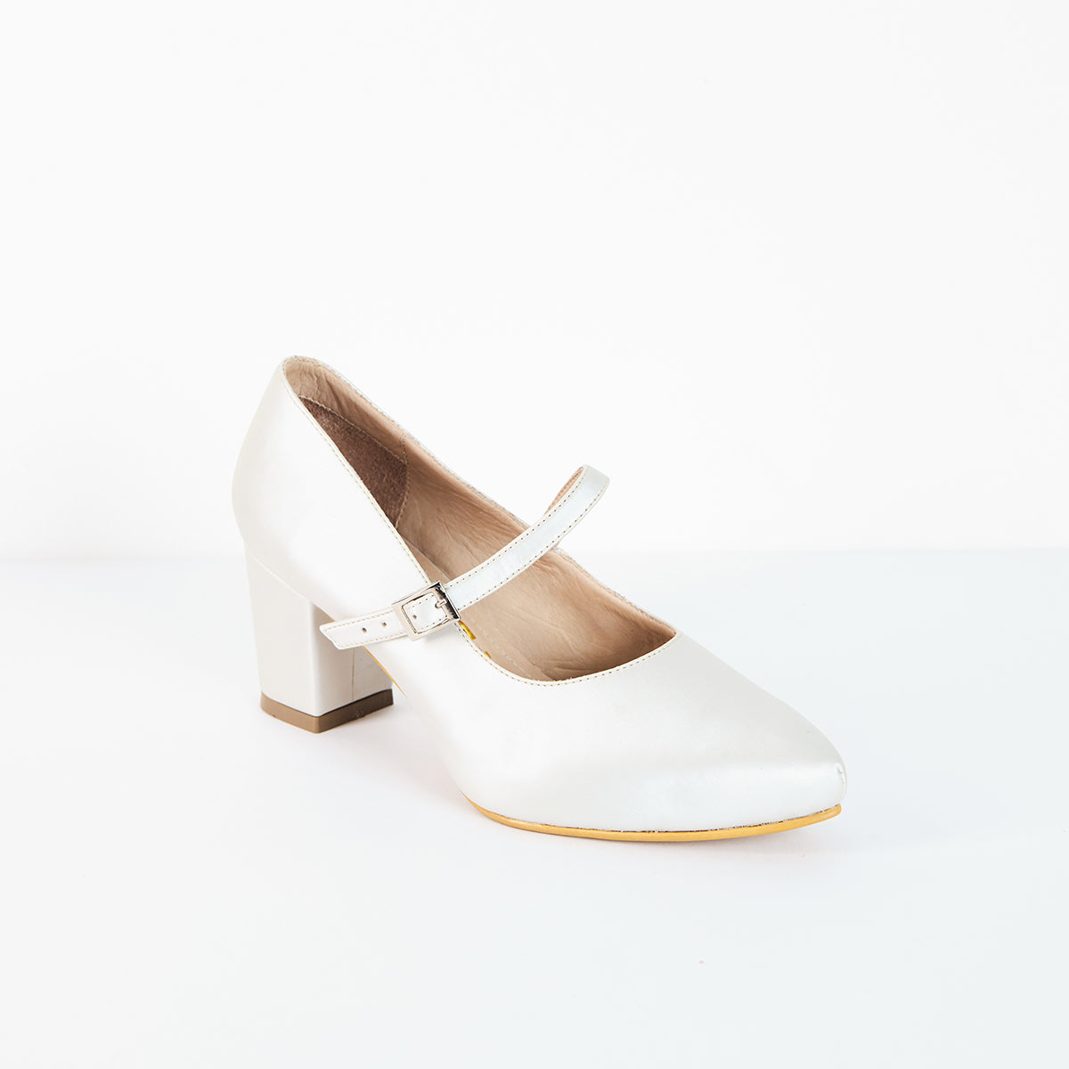 Tacones Stilettos Muñeca - Blanco - Talla 36