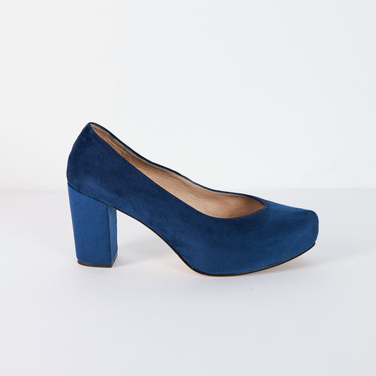 Tacones Pumps - Azul - Talla 36.5