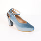 Tacones Zurra Azul - Talla 36.5