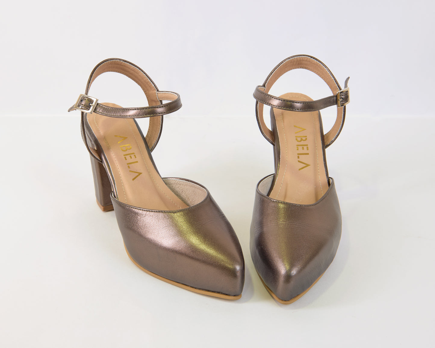 Tacones Emma Plomo - Talla 35