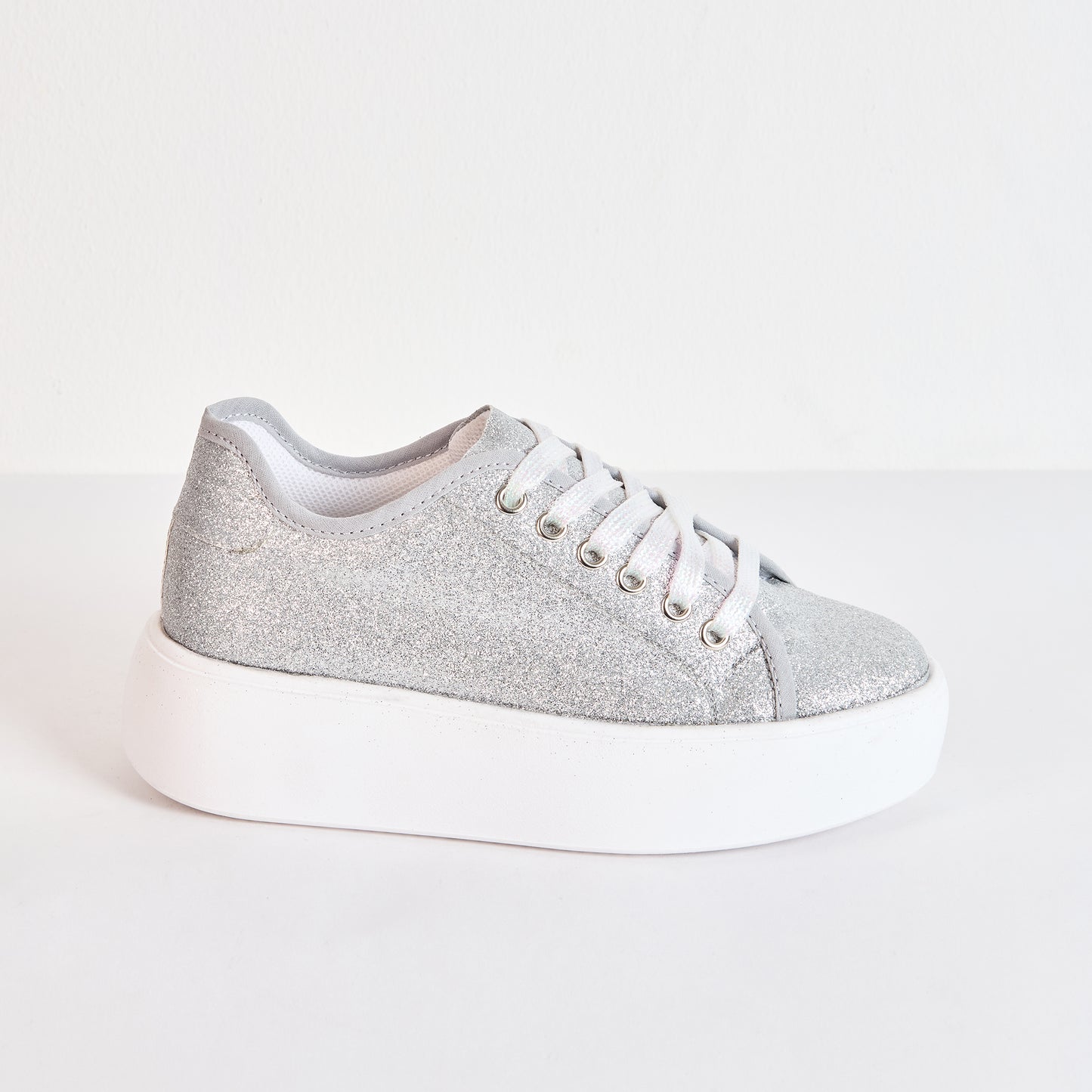 Tenis Glam Plata Oscuro - Talla 39