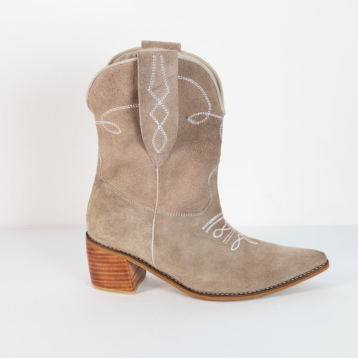 Botas Texanas Non La - Gris Arenoso - Talla 40