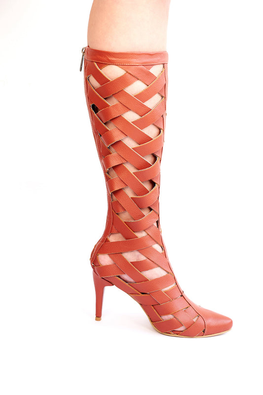 Woven Boots - Size 38