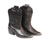 Botas Texanas Non La - Black & Gold