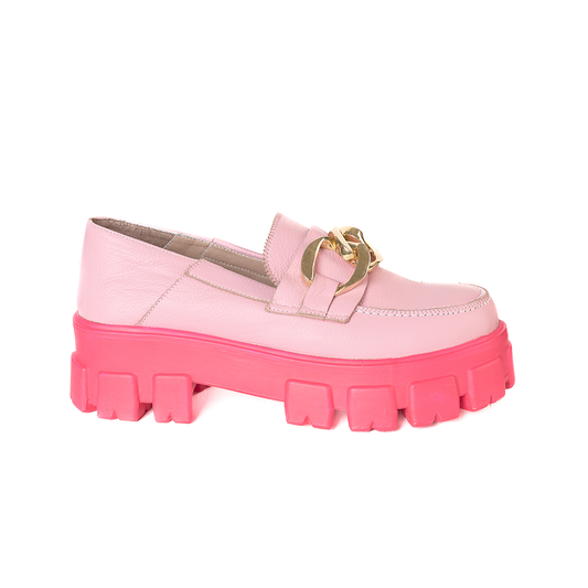 Loafers Dong Fucsia