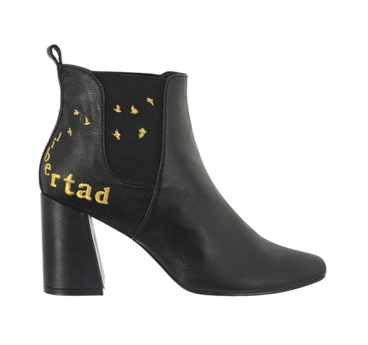 Black Freedom Ankle Boots