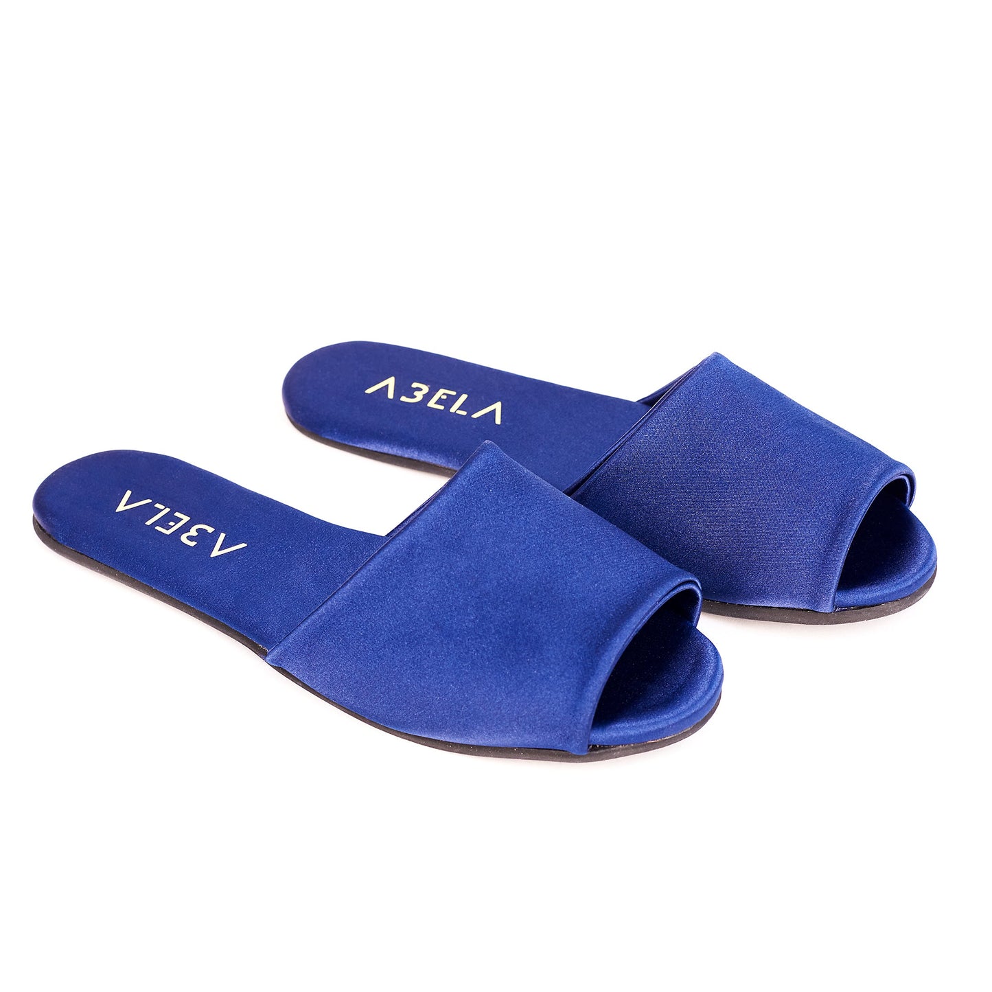 Slippers Satin Azul - Talla 36